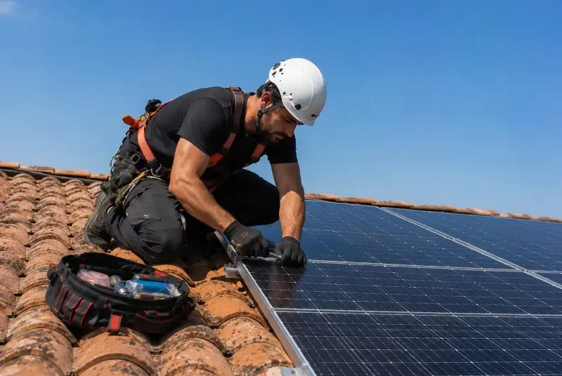 Maintenance et monitoring de panneaux solaires à Brion-près-Thouet
